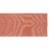 Dii Vintage Red & White 2-Tone Ribbed Table Runner Perspective: back