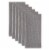 Design Imports CAMZ12442 Gray Recycled Cotton Waffle Dishtowel Set - Set of 6 Perspective: back
