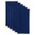 Design Imports CAMZ12443 Blue Recycled Cotton Waffle Dishtowel Set - Set of 6 Perspective: back