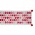 Dii Conversation Hearts Print Table Runner Perspective: back