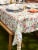 Dii Garden Floral Print Outdoor Tablecloth 60 Round Perspective: back