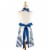 Design Imports Navy & Off White Gingham Apron Perspective: back