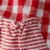 Design Imports Z02398 Red & White Gingham Apron Perspective: back