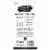Enso Lettering Pen 3 - pk Chisel Tip - Black Perspective: back