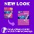 Tampax Radiant Tampons Multipack, with Leak Guard Braid, Regular/Super Absorbency Perspective: back