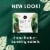 L. Cotton Top Layer Ultra Thin Pads with Wings Duo Pack Regular + Super Absorbancy Perspective: back