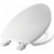 Mayfair Plastic Toilet Seat Perspective: back