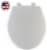 Mayfair Plastic Toilet Seat Perspective: back