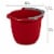 Sterilite® 10-Quart Spout Pail - Classic Red Perspective: back