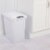 Sterilite Touch Top Trash Can - White Perspective: back