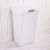 Sterilite Touch-Top Trash Can - White Perspective: back