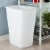 Sterilite Rectangular Trash Can - White Perspective: back