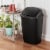 Sterilite Swing Top Trash Can - Black Perspective: back