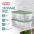 Sterilite Plastic Storage Bins Perspective: back