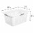 Sterilite 2 Bushel Plastic Laundry Basket - White Perspective: back