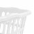 Sterlite Rectangular Bushel Laundry Basket - White Perspective: back