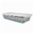 Sterilite Under-the-Bed Storage Box with Lid - Clear/White Perspective: back