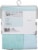 Maytex Mills Instacurtain Kadin with a View Shower Curtain - Aqua Perspective: back