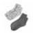Earth Therapeutics Aloe Spa Socks - Grey Perspective: back