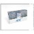 Safco Commercial Extra 2-Shelf Metal Shelf 48 Black 5242BL Perspective: back