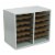 Safco Literature Sorter/Organizer 9420GR Perspective: back