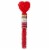 Valentine's Heart Tubes Fruity Chewy Candy Perspective: back