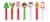 Pez® Christmas Dispenser and Candy Tube Perspective: back