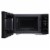 Sharp Microwave - Black Perspective: back