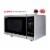 Sharp SMC1464HS 1.4 Cu. Ft. Silver Countertop Microwave Perspective: back