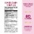 Nature's Bounty Optimal Solutions Advanced Hair Skin and Nails Strawberry Gummies, Biotin 6000 mcg Perspective: back