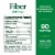 Nature's Bounty Fiber Gummies, 5g Prebiotic Fiber, Strawberry & Raspberry Flavor Perspective: back