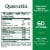 Nature’s Bounty Quercetin 500mg Immune Support Dietary Supplement Capsules Perspective: back