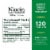 Nature’s Bounty Niacin 500mg Flush Free Vitamin Supplement Perspective: back