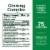 Nature's Bounty Ginseng Complex Capsules Perspective: back