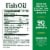Nature's Bounty Fish Oil 2400 mg Heart Health Support Softgels Perspective: back