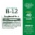 Nature's Bounty Vitamin B12 Energy Support Tablets, 5000 mcg Perspective: back