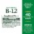 Nature's Bounty Vitamin B12 Energy Support Tablets, 5000 mcg Perspective: back