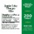 Nature’s Bounty Apple Cider Vinegar 480 mg Tablets Perspective: back
