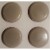 Super Sliders® Waxman Round Furniture Sliders Perspective: back