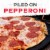 Jack's Rising Crust Pepperoni Frozen Pizza Perspective: back