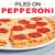 Jack's Pepperoni Thin Crust Frozen Pizza Perspective: back