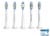 Philips Sonicare SimplyClean C1 Replacement Toothbrush Heads Perspective: back