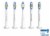 Philips Sonicare SimplyClean C1 Replacement Toothbrush Heads Perspective: back