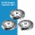 Philips Norelco Series 1000–3000 SH30 Electric Razor Replacement Shaving Heads Perspective: back