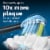Philips Sonicare Premium Rechargeable Toothbrush Head Perspective: back