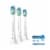 Philips Sonicare White Optimal Plaque Control Replacement Toothbrush Heads Perspective: back
