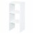 Closetmaid Decorative Home Stackable 2-Cube Cubeicals Organizer Storage, White Perspective: back