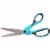 SINGER® Sew Pro ProSeries Heavy Duty Bent Scissors - Blue Perspective: back