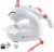 SINGER Stitch Sew Quick Handheld Sewing Machine - White/Red Perspective: back