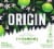 Origin™ Lime Flavored Sparkling Water Cans Perspective: back